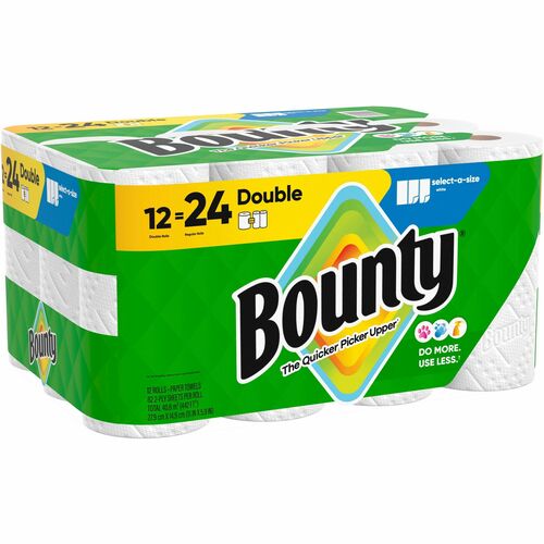 Procter & Gamble Commercial  Paper Towels,Bounty,Select-A-Size,Double,82/RL,12RL/CT,WE