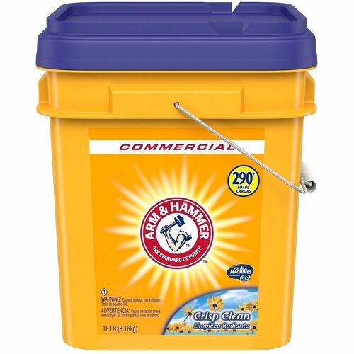 Church & Dwight Co., Inc.  LaundryDetergent,Powder,Stand&HE,CrispClean,290Loads,18lb,WE