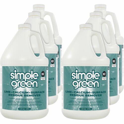 Simple Green  Lime Scale Remover,Deodorizer,Wintergreen Scent,1 Gal,6/CT