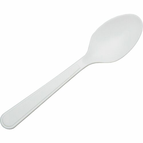 SKILCRAFT  Teaspoons,Medium-Duty,Plastic,1000/BX,White