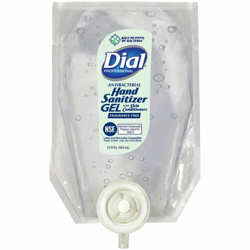 Dial Corporation  Hand Sanitizer,Refill,Antibacterial,15oz,6/CT,CL