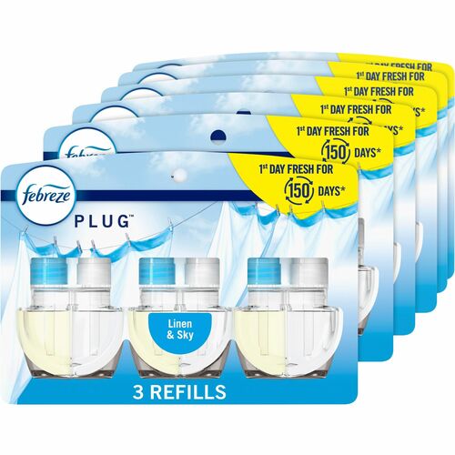 Procter & Gamble Commercial  ScentedOilRefill,Linen&Sky,FadeDfyPLUG,0.87oz,3/PK,6/CT,BE