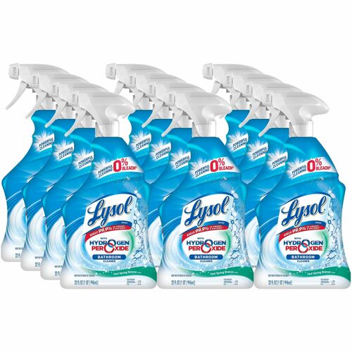 Reckitt Benckiser  Cleaner,f/Bathroom,w/Hydrogen Peroxide,22oz,12/CT