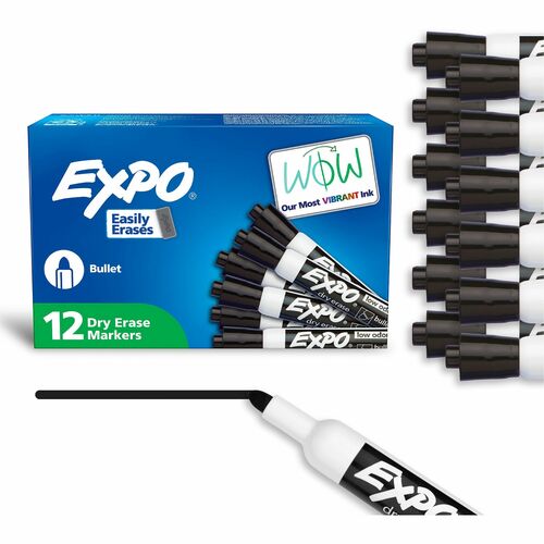 Newell Brands  Dry-erase Marker, Bullet Point, Black