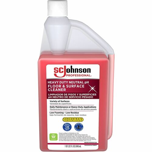 S.C. JOHNSON & SON, INC  Floor Cleaner,Concentrate,Degreaser,32oz Bottle,6/CT,RD