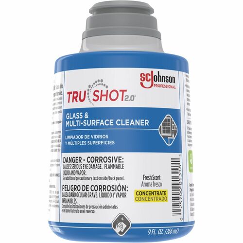S.C. JOHNSON & SON, INC  Cleaner,f/Glass/Multi-Surface,TruShot 2.0,Conc,9oz,4/CT,CL