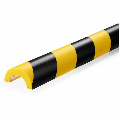 Durable Office Products  Protection Profile,Pipe,1.96"Wx0.98"Hx39.37"D,5/PK,YW/BK