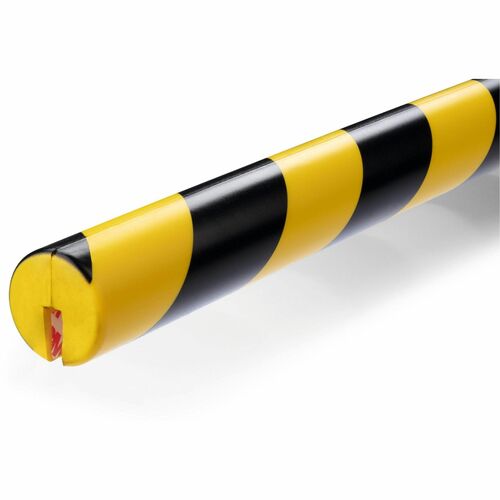 Durable Office Products  Protection Profile,Edge,1.57"Wx1.57"Hx39.37"D,5/PK,YW/BK