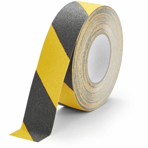 Durable Office Products  Tape,Floor Marking,Anti-Slip,In/Outdoor,1.96"Wx590"D,YW/BK