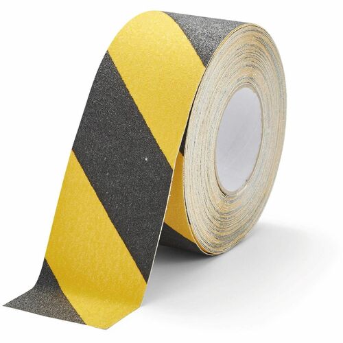 Durable Office Products  Tape,Floor Marking,Anti-Slip,In/Outdoor,2.95"Wx590"D,YW/BK