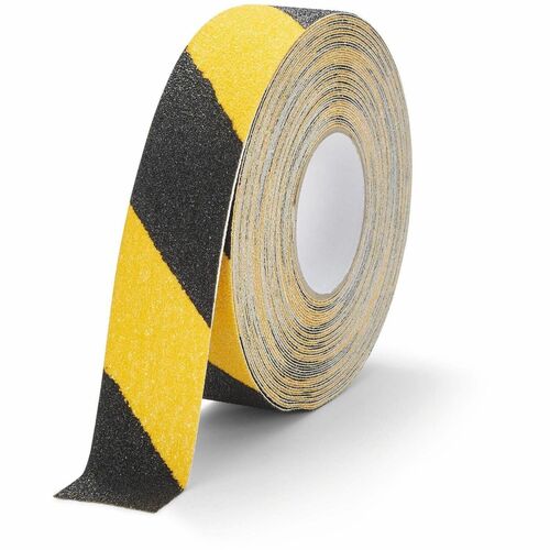 Durable Office Products  Tape,Floor Marking,Anti-Slip,Heavy-Duty,1.96"Wx590"D,YW/BK