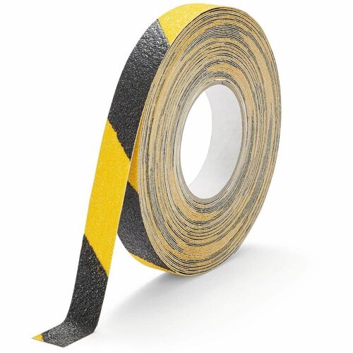 Durable Office Products  Tape,Floor Marking,Anti-Slip,Heavy-Duty,0.98"Wx590"D,YW/BK