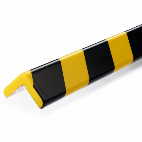Durable Office Products  Protection Profile,Corner,1.85"Wx1.85"Hx39.37"D,5/PK,YW/BK