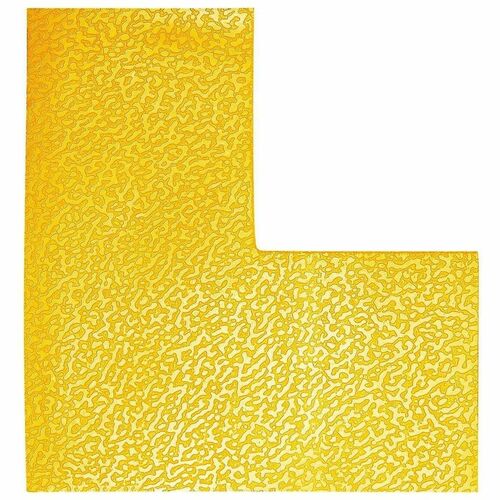 Durable Office Products  Floor Marking, L-Shape, Indoor,Self-Adhesive,10/PK,YW