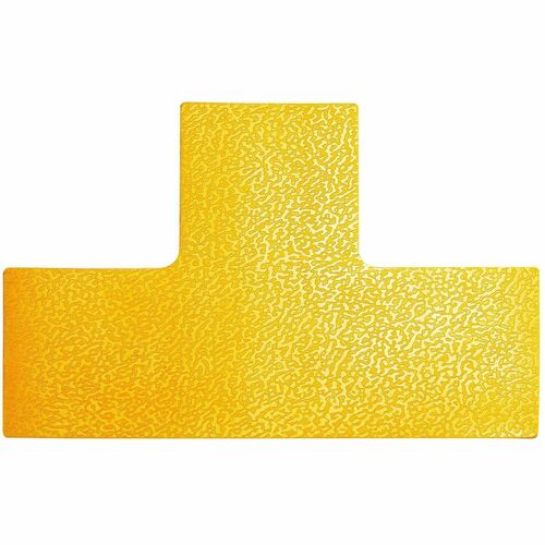 Durable Office Products  Floor Marking, T-Shape, Indoor,Self-Adhesive,10/PK,YW