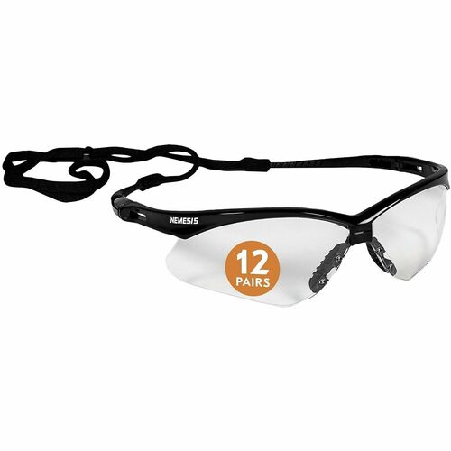 Ansell Healthcare Products  Glasses,Safety,UV Protection,No-Slip, Anti-Fog, 12/CT,BK/CL