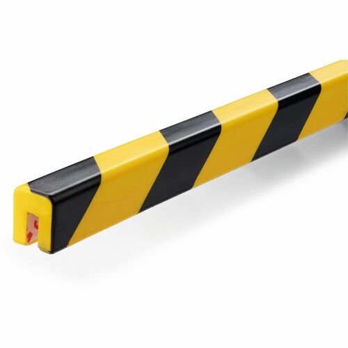 Durable Office Products  Protection Profile,Edge,0.98"x1.18"x39.37",Poly.,5/PK,YW/BK