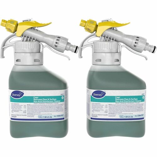 Diversey Care  Disinfectant Cleaner Spray,RTD,f/Restrooms,1.5L,2/CT,GN-DVO3364707CT