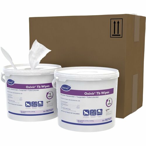 Diversey Care  Disinfectant Cleaner Wipes,Oxivir Tb,160/Tub,4/CT,WE-DVO5627427CT
