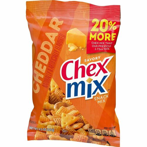 General Mills  Snack Mix, Cheddar, 4.5oz, 8/CT, Multi-GNMSN15532