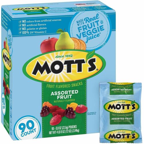 Green Rabbit  Snack Box,Fruit Snacks,Mott's,Gluten-Free,90/CT,Multi-GRR20900325