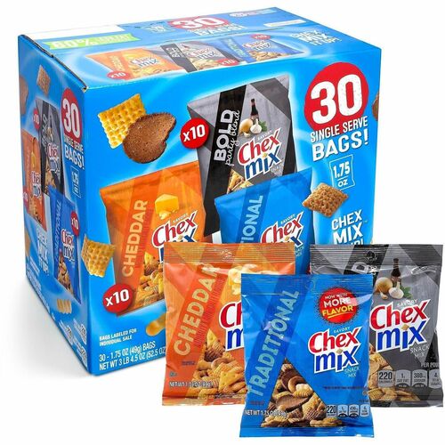 Green Rabbit  Snack Box,Chex Mix,Original Flavor,30/CT,Brown-GRR22000787