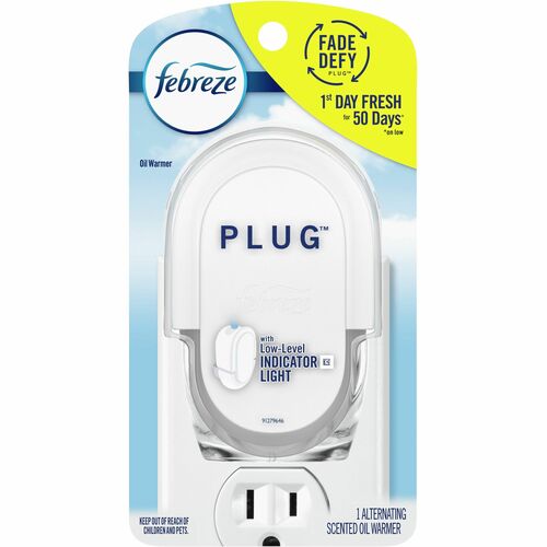 Procter & Gamble Commercial  Scented Oil Warmer, f/AC Plug, Refillable, 4/CT, Off White