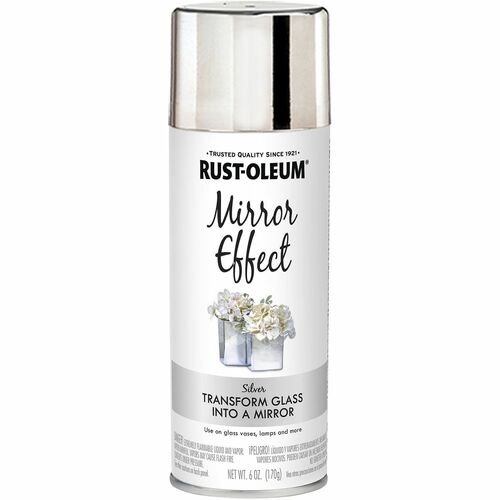 Rust-Oleum  SprayPaint,Mirror,QuickDry,f/Glass&Acrylic,OilBased,6oz,SR