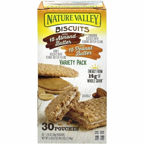 Green Rabbit  Snack Box,Breakfast Biscuits,Variety,Whole-Grain,30/CT,Multi-GRR22001046