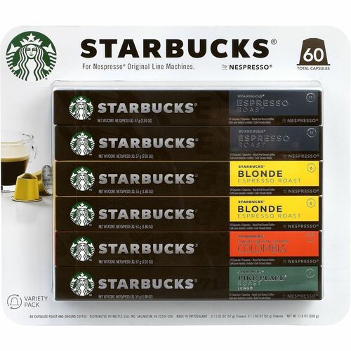Green Rabbit  Coffee,Nespresso,Pods,Intens. Level 6-11,60/BX,6BX/CT,Brown-GRR22001153
