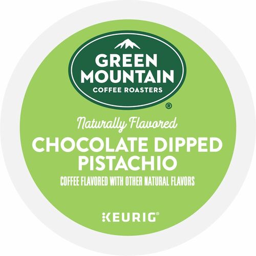 Green Mountain  Coffee,Chocolate Dipped Pistachio,Medium,K-Cup,24/BX,4BX/CT-GMT0158CT