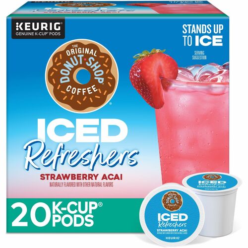 Green Mountain  Refreshers,f/Ice,Strawberry-Acai,K-Cup,20/BX,4BX/CT-GMT0237CT