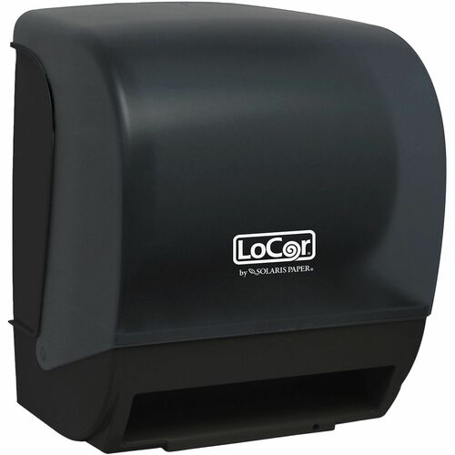 Solaris Paper, Inc.  Dispenser,f/Paper Towels,Touchless,13.6"x16.4"x10.2",Black