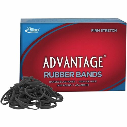 Alliance Rubber Company  Rubber Bands,Mid-Range,Reusable,Size #30,1lb,2"x1/8",Black