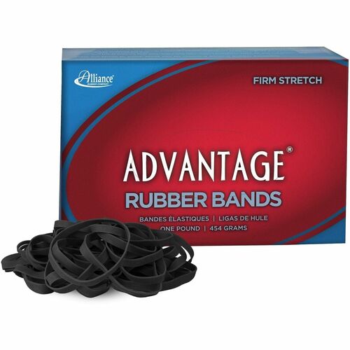 Alliance Rubber Company  Rubber Bands,Mid-Range,Reusable,Size #64,1lb,3-1/2"x1/4",BK