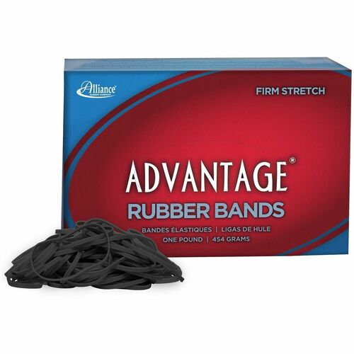 Alliance Rubber Company  Rubber Bands,Mid-Range,Reusable,Size #32,1lb,3"x1/8",Black