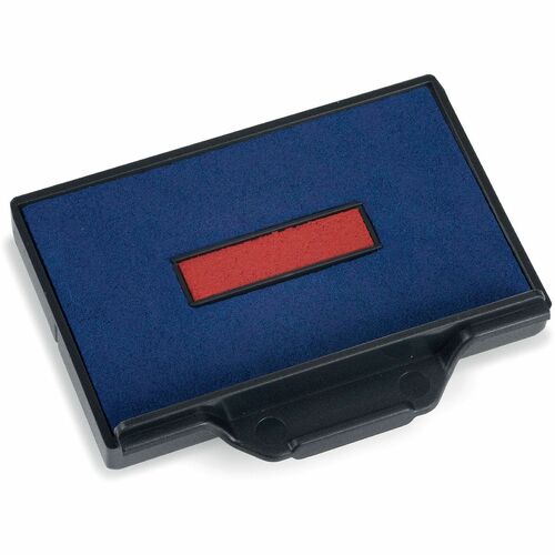 Trodat USA  Replacement Ink Pad,f/T5460&T5117,10000 Impressions,Blue/Red