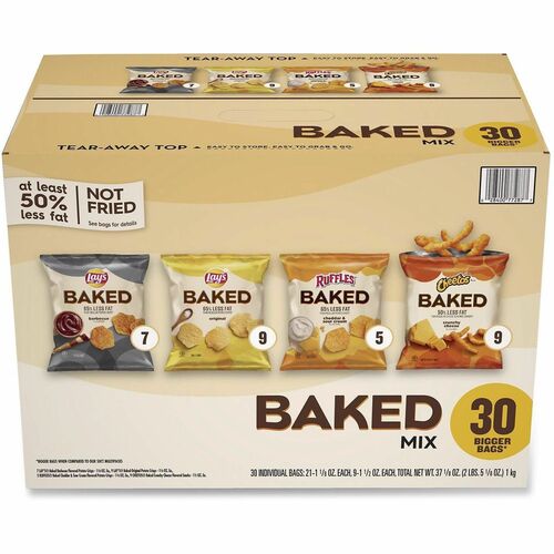 Pepsico-Frito Lay  Backed Snacks, 1-1/8oz/1-1/2oz, 30/BX, MI