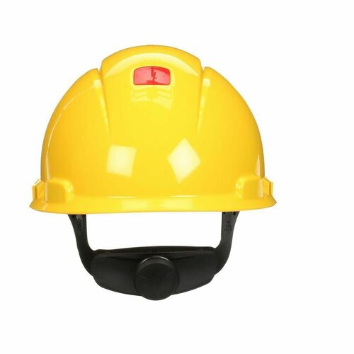 3M  SafetyHelmet,SecureFit,4Point,Adjustable,Uvicator,Yellow