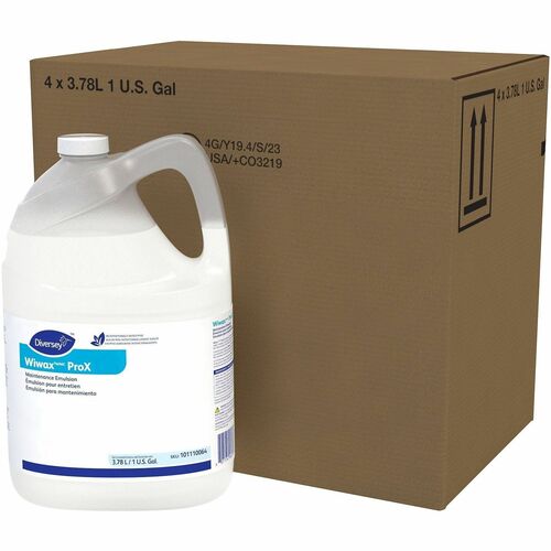 Diversey Care  Cleaner/Emulsifier,Wiwax,f/Floors,1 Gallon,4/CT,White-DVO101110064CT