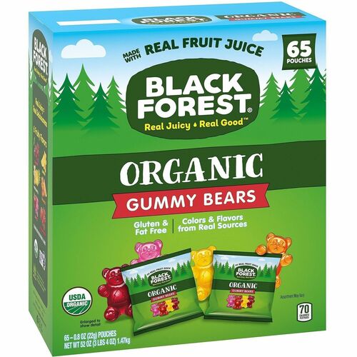 Green Rabbit  Sweets,Gummies,Organic,Fruit Flavors,Low Calorie,65/CT,Multi-GRR22000556