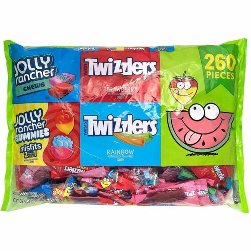 Green Rabbit  Candy,VarietyPack,FruitChew,Gummies,Asst.Flavor,260/CT,Multi-GRR22002061