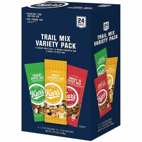Green Rabbit  Trail Mix,Spicy/Mango/Yogurt Apple,24BG/CT,MI-GRR28800012