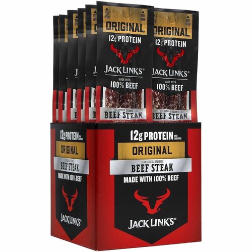 Green Rabbit  Snack,Beef Steak Sticks,1 oz,12BG/CT,MI-GRR27800002