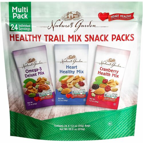 Green Rabbit  Trail Mix,Healthy,3 Flavors,1.2 oz,24BG/CT,MI-GRR29400003