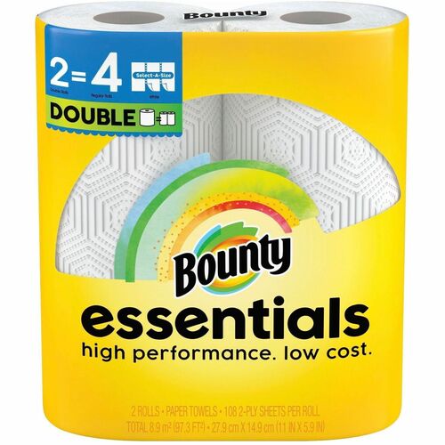 Procter & Gamble Commercial  Paper Towels,Essentials,Select-A-Size Sheets,2/PK,8PK/CT,WT