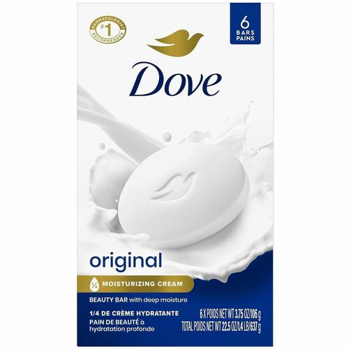 Unilever  Soap Bar,f/Body,Original,Gentle,Moisturizing,DrySkin,6/PK,WT