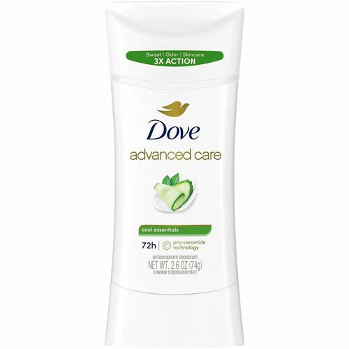 Unilever  Antiperspirant,Deodorant,Advanced Care,72-Hour,2.6oz,White