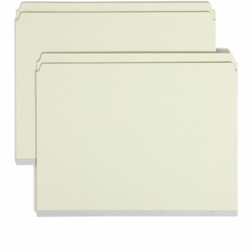Smead  Tab Folders,1"Exp,Straight Cut,9-1/2"H,Letter,25/BX,Gray GN