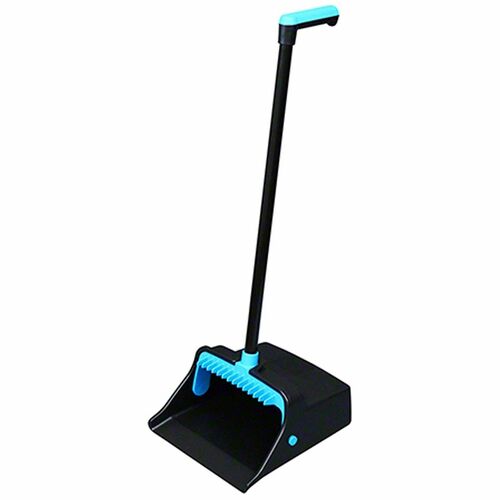 Genuine Joe  Dustpan,L-Grip,Extra-Long Fins,39.25"x12.75"x6.75",BE/BK-GJO85247